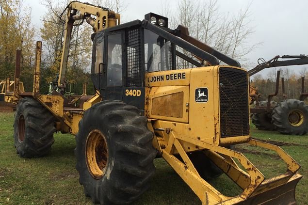 John Deere 340D Forwarder